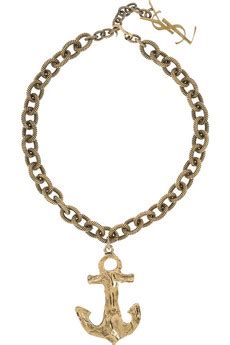 ysl anchor necklace|ysl st laurent necklace.